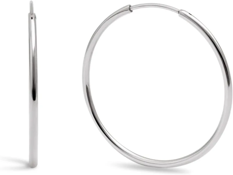 SINGULARU ▫️ Brincos Maria Hoop XS. Aço. Bijutaria para mulher.