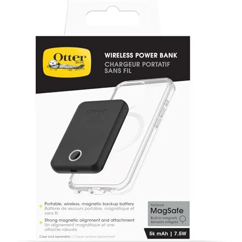 Otterbox ▫️ Carregador portátil sem fios para MagSafe, Preto 7
