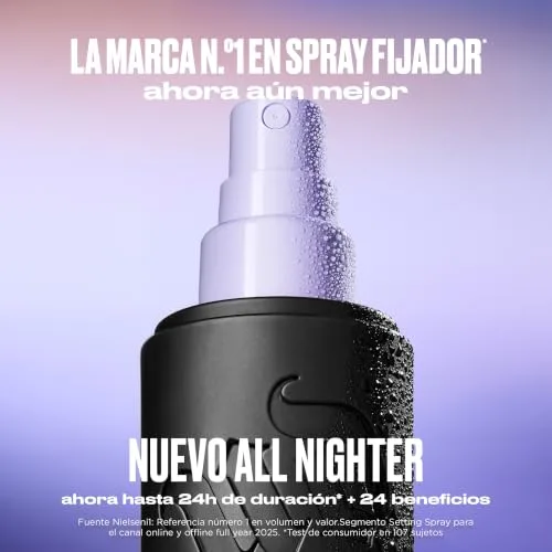 URBAN DECAY ▫️ All Nighter, Spray fixador de maquilhagem, Acabamento natural, 30 ml 2