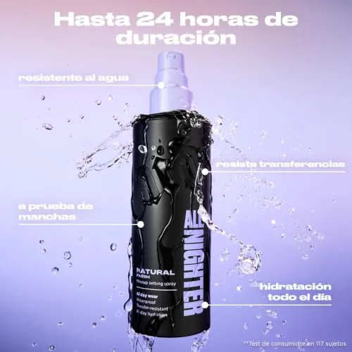 URBAN DECAY ▫️ All Nighter, Spray fixador de maquilhagem, Acabamento natural, 30 ml 4
