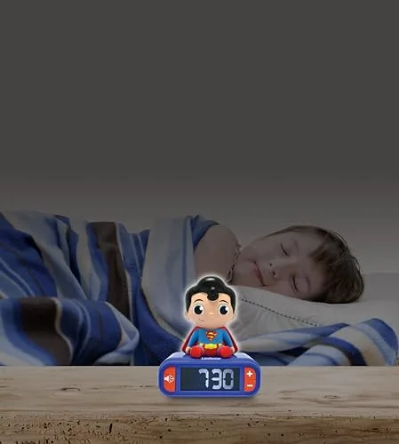 LEXIBOOK ▫️ Despertador com Luz Noturna do Super-Homem, RL800SU 4