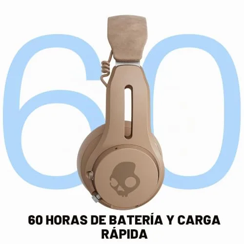 Skullcandy ▫️ Auscultadores Bluetooth sem fios Icon ANC, tipo on-ear, com cancelamento ativo de ruído, até 60 horas de autonomia, resistentes ao suor e à água, dobráveis e duráveis, com microfone para iPhone e Android - Introdução 3