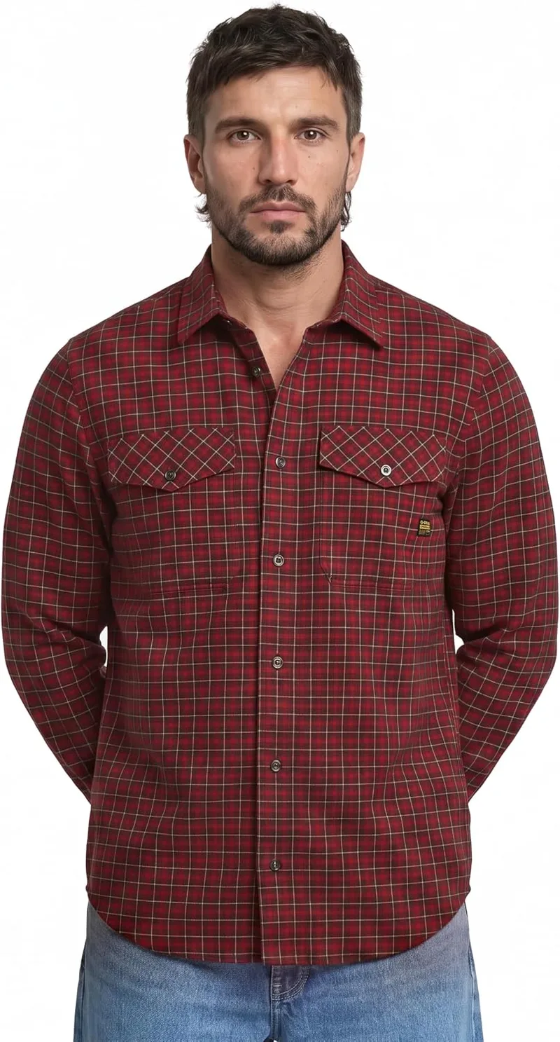 G-STAR ▫️ Camisa de manga comprida Marine Slim para homem