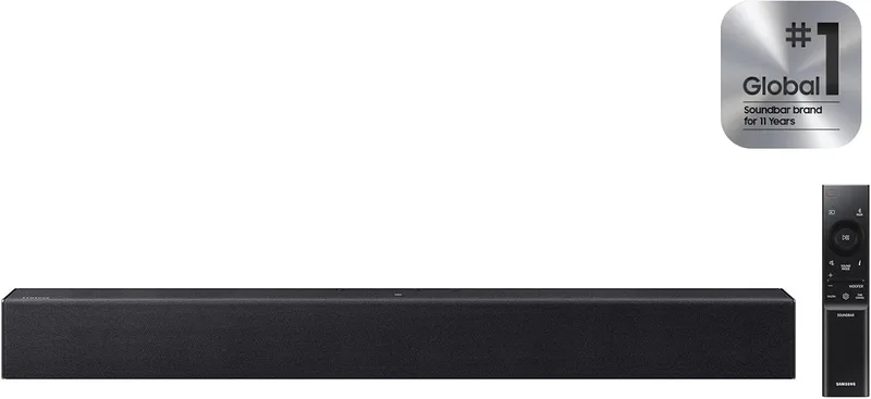 Samsung ▫️ HW-QS710GF Série Q – Barra de som de 3.1.2 canais para televisão, colunas para televisão com subwoofer sem fios de 6,5 polegadas, Dolby Atmos sem fios e DTS:X, SpaceFit Sound, Q-Symphony