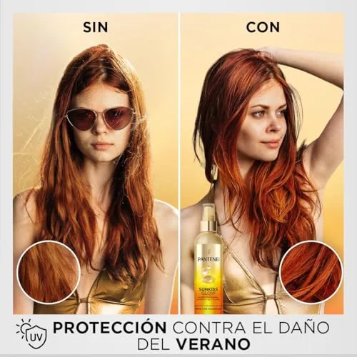 Pantene ▫️ Pro-V Sunkiss Glow Protetor Solar, Spray Desembaraçante para o Cabelo, 200 ml 6