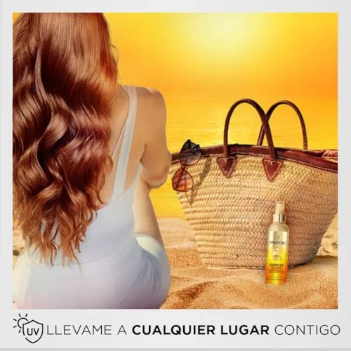 Pantene ▫️ Pro-V Sunkiss Glow Protetor Solar, Spray Desembaraçante para o Cabelo, 200 ml 7