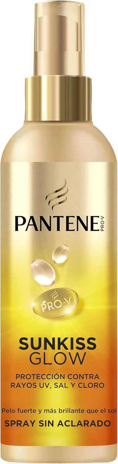 Pantene ▫️ Pro-V Sunkiss Glow Protetor Solar, Spray Desembaraçante para o Cabelo, 200 ml
