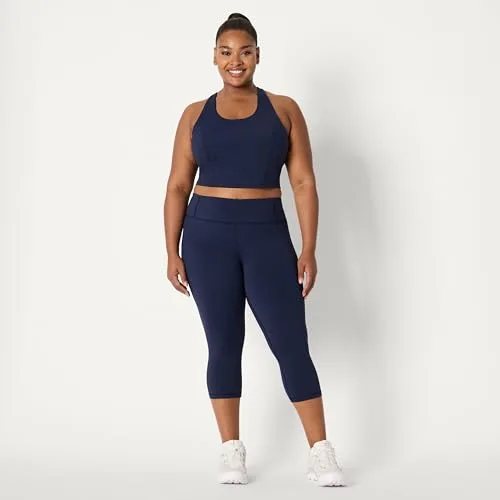 Amazon Essentials ▫️ Leggings desportivas para ginásio, com ou sem bolsos, compridas, capri e 3/4, para mulher 6