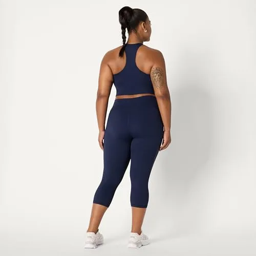 Amazon Essentials ▫️ Leggings desportivas para ginásio, com ou sem bolsos, compridas, capri e 3/4, para mulher 7