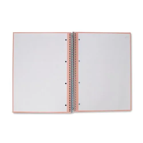 Mr. Wonderful ▫️ Caderno A4 Turquesa - 240 páginas quadriculadas com microperfurações - Capa extra-grossa - Encadernação em espiral - Inclui autocolantes 3