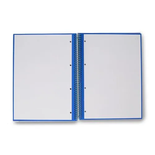 Mr. Wonderful ▫️ Caderno A4 Turquesa - 240 páginas quadriculadas com microperfurações - Capa extra-grossa - Encadernação em espiral - Inclui autocolantes 6