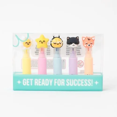 Mr. Wonderful ▫️ Conjunto de 5 marcadores com estojo - Live in colour 3
