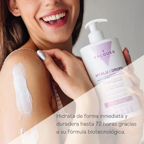 Valquer Laboratorios ▫️ VALQUER Hyaludrops Creme Hidratante Corporal de Coco e Algodão | 700 ml 3