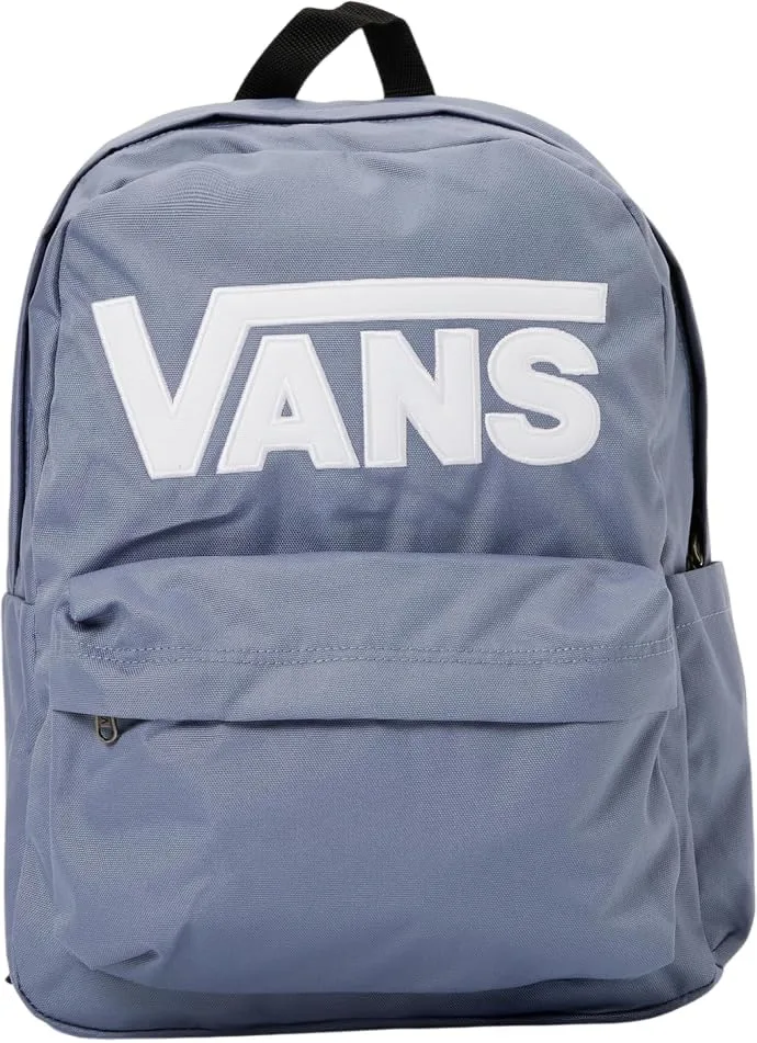 Vans ▫️ Mochila unissexo Old Skool Drop V, azul-glacial, tamanho médio, azul-glacial, M