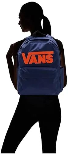 Vans ▫️ Mochila unissexo Old Skool Drop V, índigo escuro, tamanho médio, Índigo Escuro, M 4