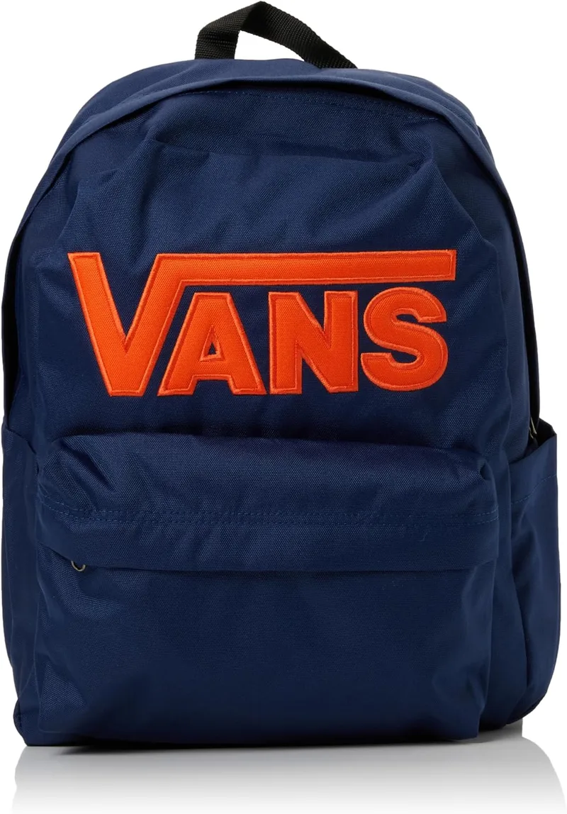 Vans ▫️ Mochila unissexo Old Skool Drop V, índigo escuro, tamanho médio, Índigo Escuro, M