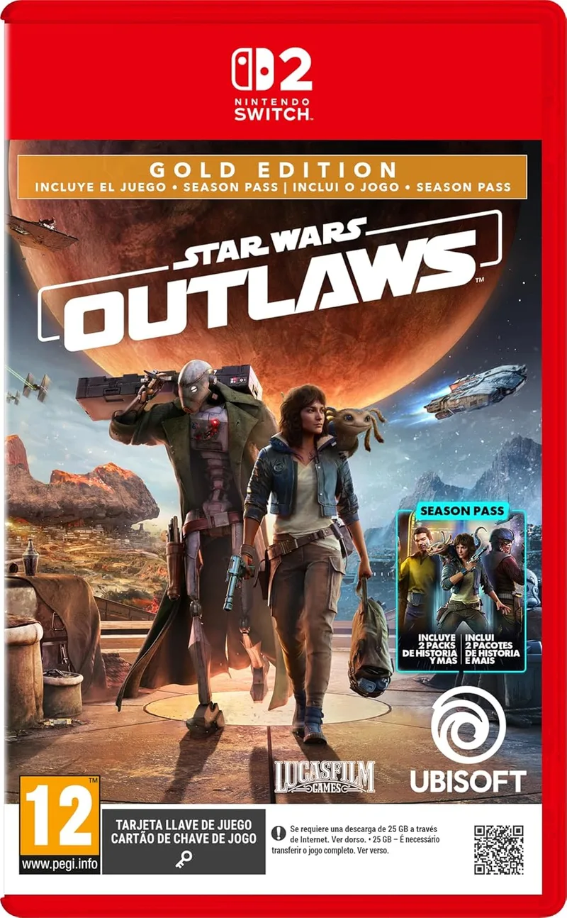 Ubisoft ▫️ Star Wars Outlaws Gold Edition (Switch 2)
