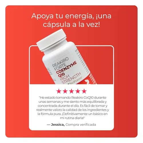 Reakiro ▫️ Forte Coenzima Q10 12 000 mg, 60 unidades 6
