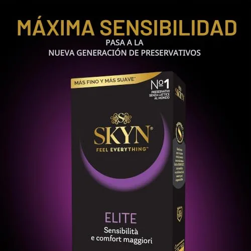 SKYN ▫️ Elite – Preservativos sem látex, de poliisopreno – ultra-suaves e ultrafinos, 22 unidades 6