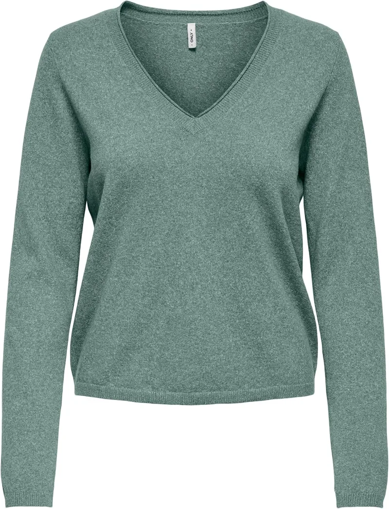 ONLY ▫️ Onlloyal Life LS V-Neck Pullover Knt Nca Onlloyal Life LS V-Neck Pullover Knt Nca Mulher