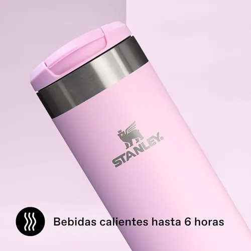 STANLEY ▫️ 1913 Aerolight Transit Termo Café para Levar 0,47 L - Mantém o calor durante 8 horas - Compatível com suporte para carro - Caneca de café à prova de fugas - Adequada para a máquina de lavar louça - Cherry Blossum 4