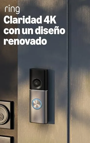 Ring ▫️ Videotimbre com fio Pro (Wired Video Doorbell Pro, última geração), Instalação com fio, Retina 4K, Zoom de 10x, Amplo campo de visão, Período de teste gratuito de 30 dias da subscrição 2