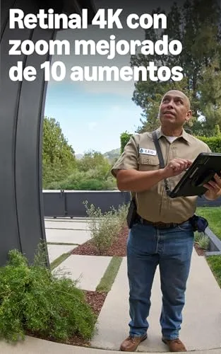 Ring ▫️ Videotimbre com fio Pro (Wired Video Doorbell Pro, última geração), Instalação com fio, Retina 4K, Zoom de 10x, Amplo campo de visão, Período de teste gratuito de 30 dias da subscrição 4