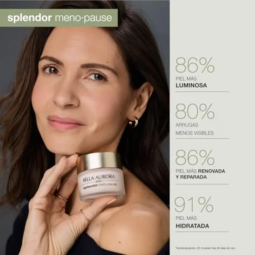 BELLA AURORA ▫️ Splendor Menopause Noite | Creme antienvelhecimento corretor para pele madura | Regenera durante a noite, reduz as rugas, confere firmeza e densidade | Com ceramidas e melatonina | 50 ml 3