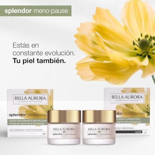 BELLA AURORA ▫️ Splendor Menopause Noite | Creme antienvelhecimento corretor para pele madura | Regenera durante a noite, reduz as rugas, confere firmeza e densidade | Com ceramidas e melatonina | 50 ml 7