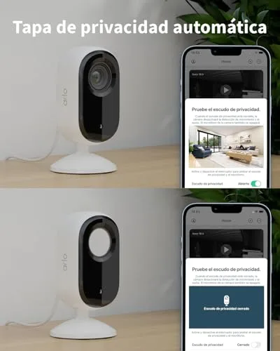 Arlo ▫️ Videoporteiro HD sem fios e câmara interior 2K – Segurança para a casa inteligente, ideal para famílias e animais de estimação, visão noturna, deteção de movimento, áudio bidirecional, compatível com a Alexa 4