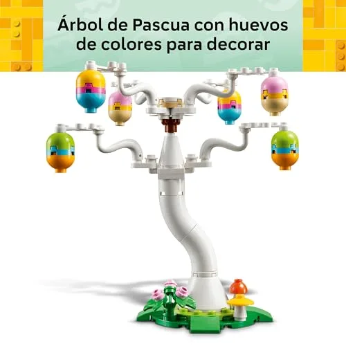 LEGO ▫️ Caça aos Ovos de Páscoa do Coelho e do Pintinho 40808 4