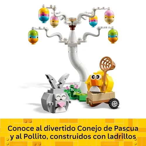 LEGO ▫️ Caça aos Ovos de Páscoa do Coelho e do Pintinho 40808 5