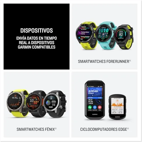 Garmin ▫️ HRM-600, Monitor de Frequência Cardíaca Premium, Dados de Vary, Dinâmica da Corrida, Passos, Velocidade, Distância, Regista e sincroniza dados sem relógio, Correia lavável na máquina, Tamanho M-XL 5
