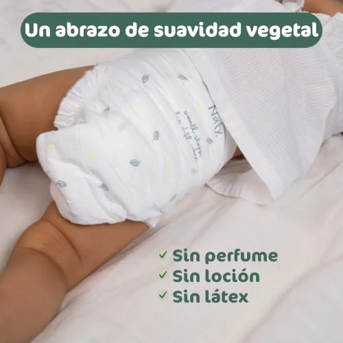 Naty ▫️ Fraldas para bebé BioEmbrace, Tamanho 4 (7–18 kg), 88 unidades 4