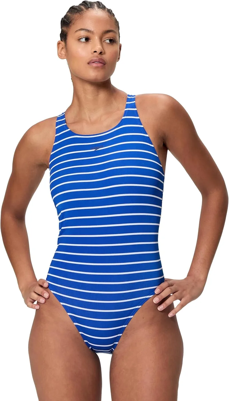 Speedo ▫️ End+ Print Medalist Fato de banho de uma peça para mulher