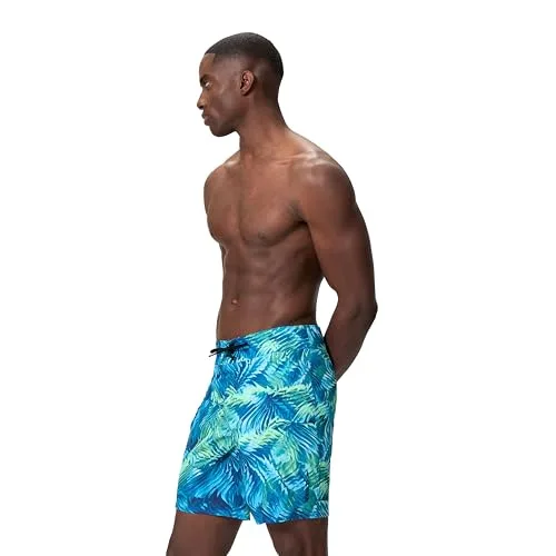 Speedo ▫️ Calções de natação Print Lookout Brdshrt 18" para homem 2