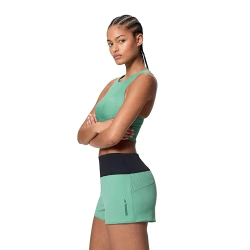 Speedo ▫️ Calções de natação Solid Lookout 12" para mulher 2