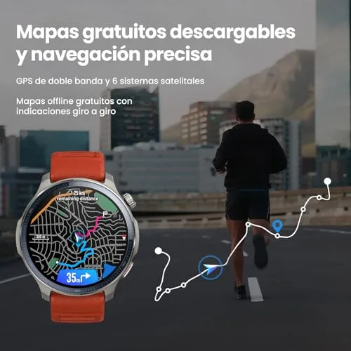 Amazfit ▫️ Balance 2 Relógio Inteligente para Homem 47 mm, AMOLED 1,5", Vidro de Safira 4