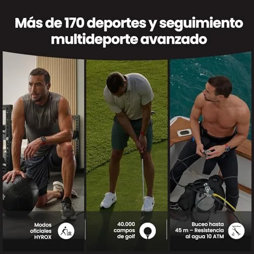 Amazfit ▫️ Balance 2 Relógio Inteligente para Homem 47 mm, AMOLED 1,5", Vidro de Safira 6