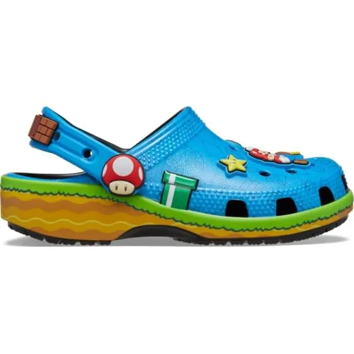 Crocs ▫️ Super Mario Core Classic Zueco, Crianças 4