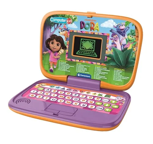 Clementoni ▫️ Dora, a Exploradora Smart Start Laptop - Computador educativo, brinquedo educativo para crianças, 30 atividades divertidas, 83024 2