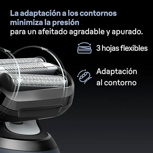 Braun ▫️ Series 6 Máquina de barbear elétrica para homem, 62-S7650CC, Prateada 2