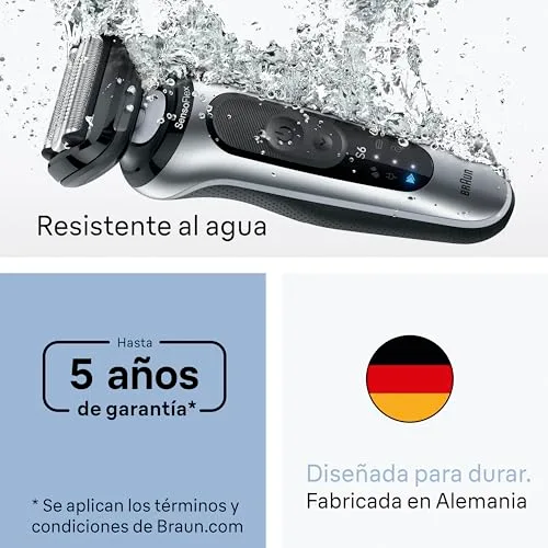 Braun ▫️ Series 6 Máquina de barbear elétrica para homem, 62-S7650CC, Prateada 5