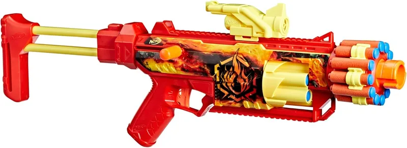 Nerf ▫️ Equipamento lançador FlareFusion e 18 dardos N1