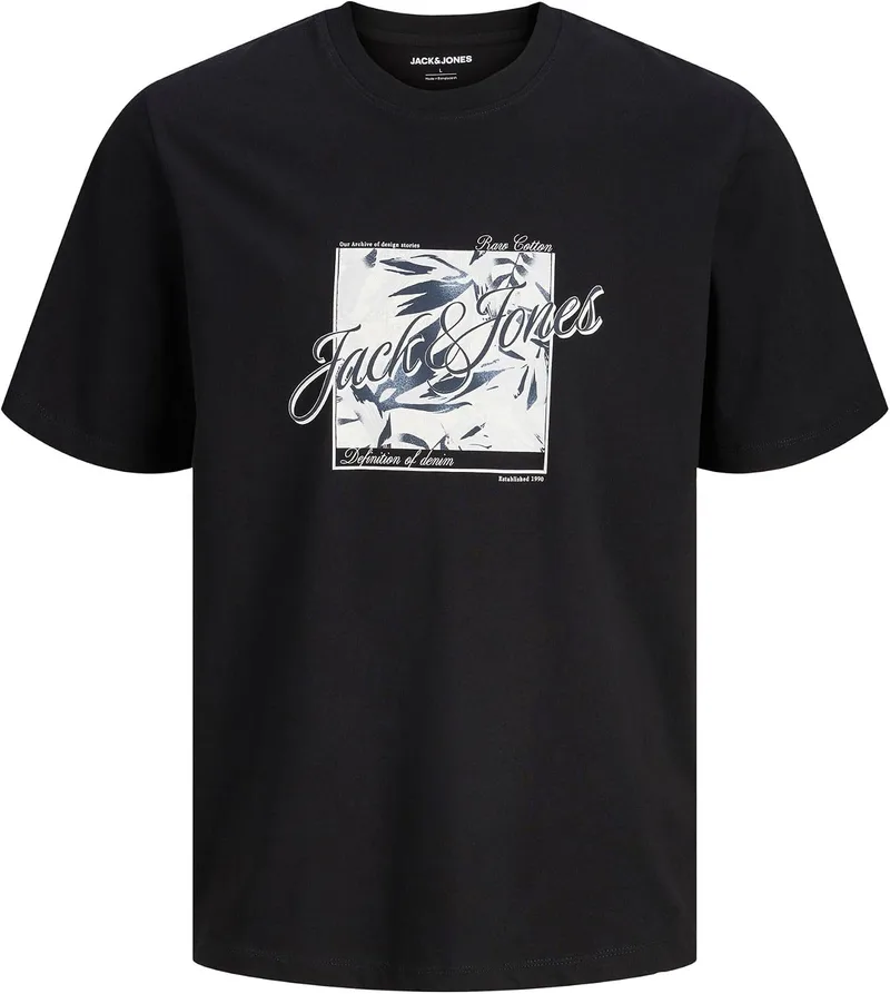 JACK & JONES ▫️ Jjhonolulu Shape Tee SS com gola redonda Jjhonolulu Shape Tee SS com gola redonda para homem