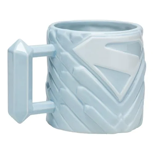 Paladone ▫️ DC Comics Superman Fortress of Solitude Caneca de cerâmica de 650 ml com licença oficial, tamanho grande para chá, chocolate quente e muito mais, presente para fãs de super-heróis 6