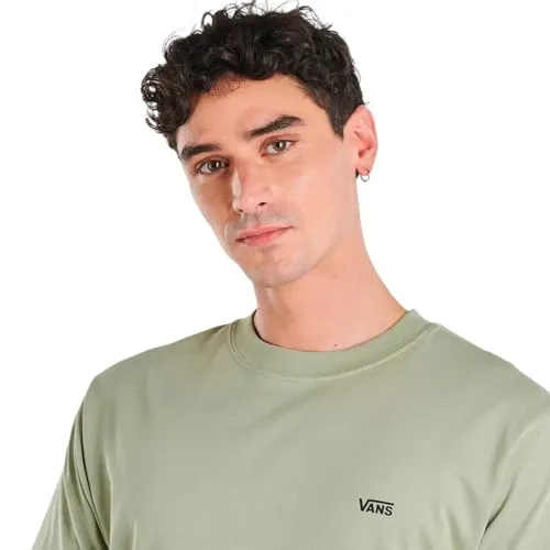Vans ▫️ Camisola para homem com logótipo no lado esquerdo do peito, preta 2