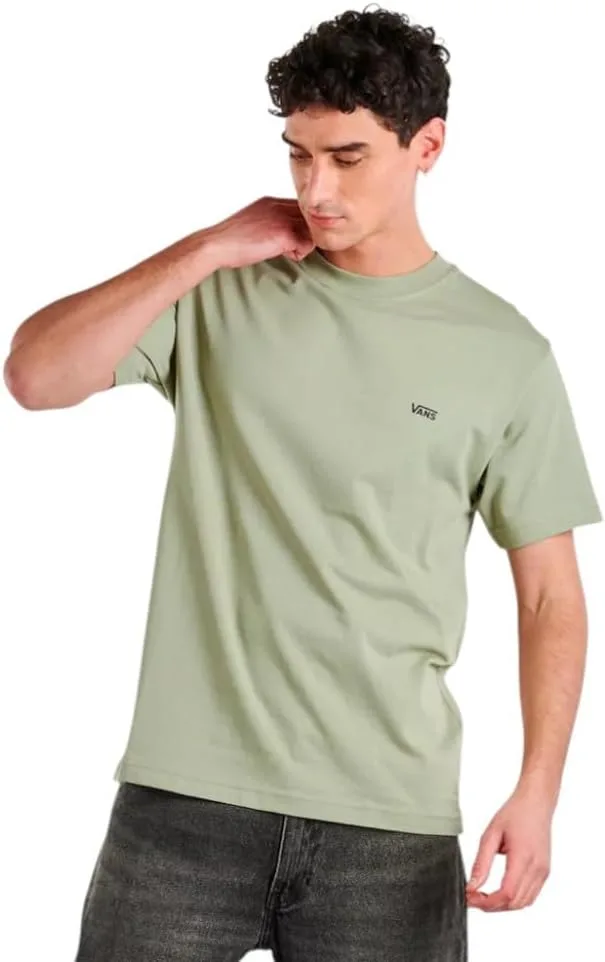 Vans ▫️ Camisola para homem com logótipo no lado esquerdo do peito, preta