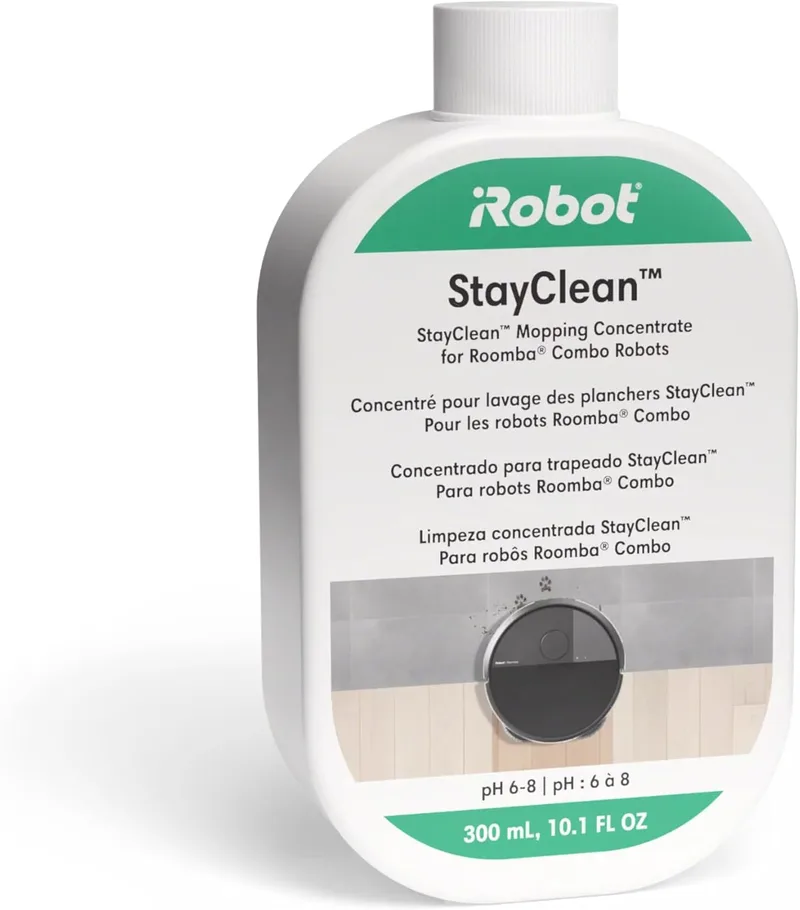 iRobot ▫️ Recarga genuína Roomba - Solução de limpeza StayClean para os modelos Roomba Plus 405 Combo com base AutoWash e Roomba Plus 505 Combo com base AutoWash