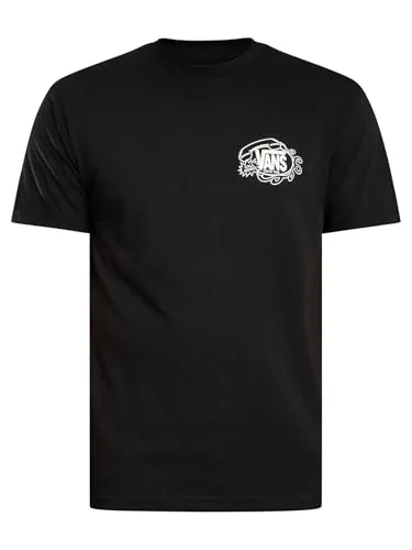 Vans ▫️ Camisola com estampado «Hot Lines Back» para homem, preta 5